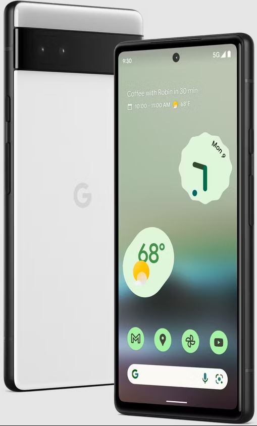 Google Pixel 6a (Chalk) – mysecurephone.ca