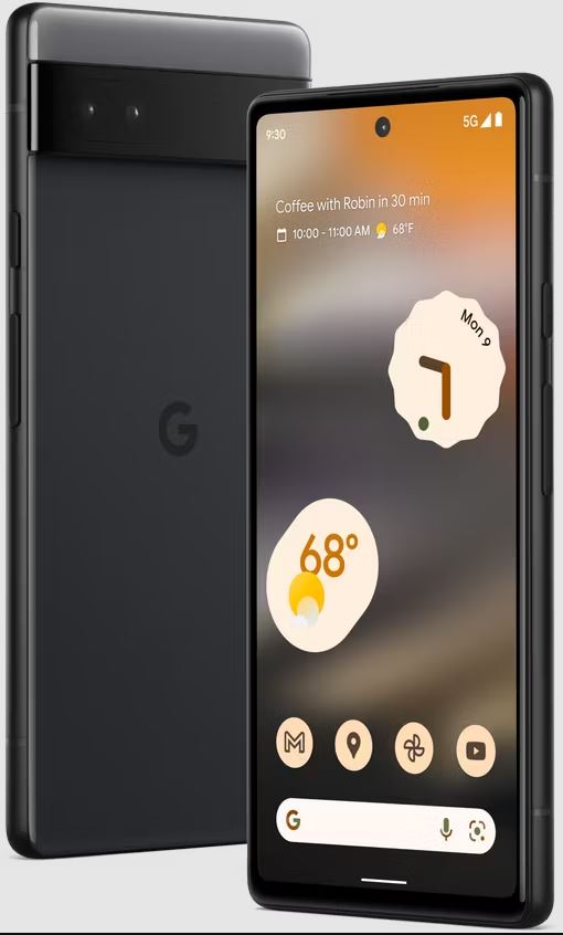 Google Pixel 6a (Charcoal) – mysecurephone.ca